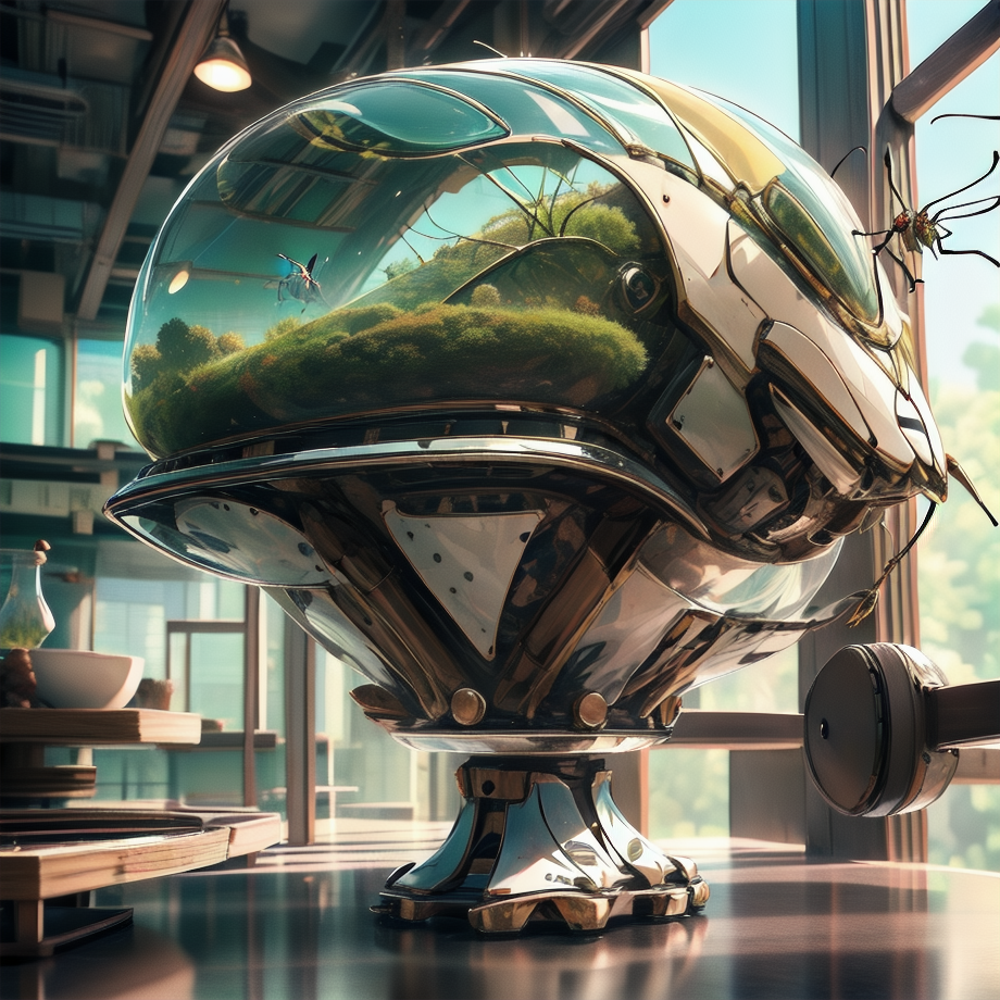 00034-1297321162-MantisAI, 1girl, spherical space station protected with glass, arthur clarke, lush hydroponics bays, sci - fi, digital art, shar.png